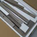 Shintenchi Cat Littler Box Enclosure, Litter Box Furniture Hidden with Removable Divider, Cat House with End Table, Grey (31.5 inch)