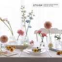 SUPMIND 11pcs Glass Bud Vase Set, Small Clear Flower Vases for Centerpieces in Bulk, Mini Vintage Vase for Wedding, Home,Table Decoration