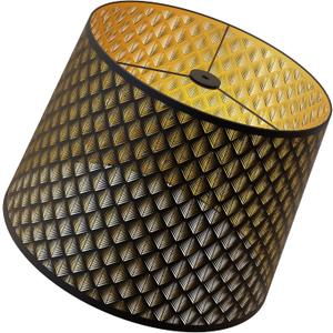 Barrel Lamp Shades, Metal Lampshades, Large Lamp Shades For Table Lamps, Drum Lamp Shades For Table Lamps, 12" Top X 14" Bottom X 10" H (Spider), Antique Bronze Gold Lamp Cover, Lampshades For Floor Lamps