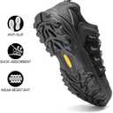 NORTIV 8 Men's Waterproof Hiking Shoes Leather Low-Top Hiking Shoes for Outdoor Trailing Trekking Camping Walking,Size 10