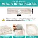 Small Diatomite Kitchen Sink Faucet Mat Water Absorbing Stone Tray Quick Drying Stone Mat for Kitchen Sink Protector Splash Guard Behind Faucet Water Absorbent Mats for Bathroom Counter Decor (16" x 4", Beige)