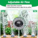 hygger Quiet Adjustable Aquarium Air Pump, 5W/8W Dual Output Fish Tank Air Pump, Energy-Saving Oxygen Aerator with Air Stone Bubbler for Fish Tank, Hydroponic