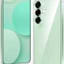 FNTCASE for Samsung Galaxy S25 Case: for Galaxy S24 Case Military Grade Drop Protection Anti Yellowing Cell Phone Cover - Rugged Shockproof Protective Bumper Transparent Cases(Clear)