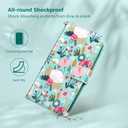 ULAK Compatible with iPhone 17 Pro Wallet Case, Women PU Leather Shockproof Protective Folio Flip Cover with [RFID Blocking] Card Holder Kickstand for 17pro 6.3 inch 2025, Mint
