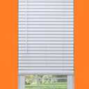 Blinds House Solution, Customizable Faux Wood Horizontal Cordless Window Blinds - 2 Inch Slats - White, Outside or Inside Mount, Cordless Faux Wood Blinds-Custom Window Blinds