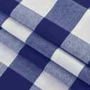 Buffalo Check Curtains 108 inch Long Farmhouse Living Room Divider Bedroom Gingham Plaid Window Curtain Panels Sliding Glass Door Drapes 2 Panels Rod Pocket Window Treatment Set Navy Blue & White