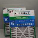 Filterbuy 16x20x5 Air Filter MERV 13 Optimal Defense (2-Pack), Pleated HVAC AC Furnace Air Filters for Honeywell FC100A1003, Lennox X0592, and More (Actual Size: 15.75 x 19.75 x 4.38 Inches)