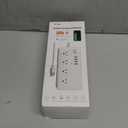 Smart Power Strip, UseeLink WiFi Surge Protector Compatible with Alexa & Google Home, Smart Plug with 4 USB Ports & 4 AC Outlets, Voice and Remote Control & Timer Schedule, 5ft Extension Cord,  Wifi White Power Strip