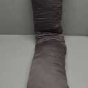 Cooling Weighted Body Pillow with Bamboo Cover (41 x 9") 8.5lbs, Quilted Glass Beads Body Pillows for Adults, Weighted Pillow for Deep Sleepers, Full Body Pillow for Side Sleepers