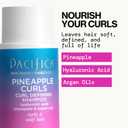 Pacifica Pineapple Curls, Curly Hair Shampoo & Conditioner Set Strand Defining Care for Wavy & Coily Hair Reduces Frizz Sulfate Free Clean Beauty Dermatologist Tested, Vegan & Cruelty-Free
