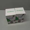 2 x Salad Container with Side Opening, Leak-Resistant Design with Dressing Cup & Lid, Dishwasher & Freezer Safe for Office, Travel & Outdoors (green)