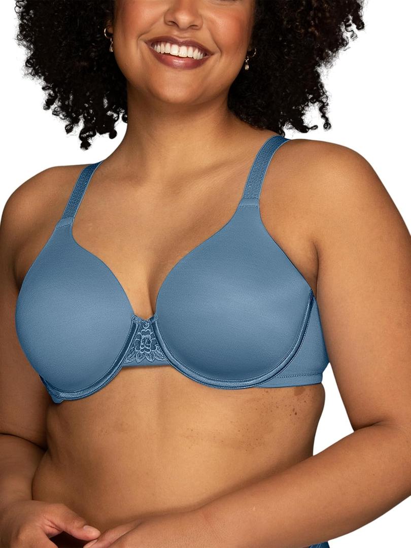 Vanity Fair Women's Beauty Back Full Figure Underwire Bra (76380-fashion Colors) (38C, Urban Blue)