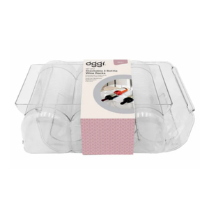 OGGI Stackable 3 Bottle Liquor Racks