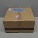 Black Flush Mount Ceiling Light Fixtures, 2-Light Ceiling Mount for Farmhouse with Seeded Glass Lampshade, Industrial Flush Mount Light Fixture Farmhouse for Hallway, Kitchen, Entryway and Foyer