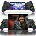 Joso Phone Controller for iPad 13" & Tablet, iPhone Controller Android Control with Hall Joysticks/Triggers/Macro/Turbo/RGB Light, and Clamp Lockable iPad, Play P5/P4/Xbox/PC Streaming & Cloud Gaming