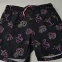 maamgic 2 in 1 Mens Swim Trunks 7 Inch Swim Shorts Swim Suits Board Shorts (X-Large, Party Night-black)