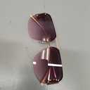 SOJOS Trendy Aviator Sunglasses Mens Womens Retro Metal Rimless Frame Shades Lentes De Sol Para Mujer SJ1192 (Purple)