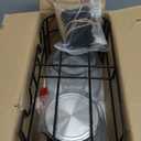 1 Gallon Glass Drink Dispensers for Parties, 2PACK Beverage Dispenser with Stand, Fruit Infuser and Stainless Steel Spigot 100% Leakproof, Beverage Dispenser for Lemonade Sun Tea