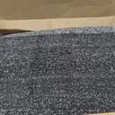 Smiry Dog Door Mat for Muddy Paws, Absorbs Moisture and Dirt, Low-Profile Entryway Mat with Non-Slip Backing, Entry Indoor Outdoor Doormat for Inside Floor (71x47 Inches, Grey, Striped)
