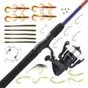 Shakespeare Catch More Fish Spinning Reel and Fishing Rod Combo with Kit