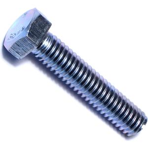 014973244033 Full Thread Hex Tap Bolts, 5/16-18 x 1-1/2, Piece-100, zinc