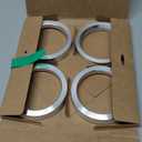 57.1 to 72.6 Hub Rings, Aluminum Hubcentric Rings for Audi A3 A4 Q3 S3 VW Jetta GTI Passat Golf with 57.1mm hub bore, Pack of 4