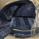 JSEI Dirt Trapper Door Mat 32"x48", Non-Slip Doormats Washable Entryway Mat, Welcome Floor Mat Absorbent Low Profile Dog Door Mats for Front Back Door, Wet Shoes & Paws, Blue