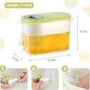 3500ml Drink Dispenser for Fridge, Gallon Water Dispenser, Water Container with Spigot Ice Tea Pitcher for Fridge - Green