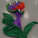 AELS 6 Ft Halloween Inflatable Air Blown Chomper with Blower and Adapter, Lighted Corpse Flower for Home Yard Garden Lawn Indoor Porch Outdoor Decoration, Halloween Party, Trick or Treat Night