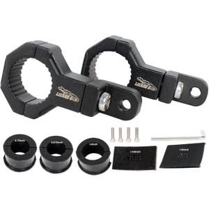 0.75 to 1.25" Bar Clamps Heavy Duty for UTV/ATV/Snowmobile/Motorcycle/Scooter Handlebar Mount(2Pack)