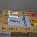 Easy Paws C Shaped End Table Set of 2, Tempered Glass Snack Side Table with Metal Frame, Sofa Couch Side Table, Modern Style, Black