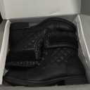STQ Women's Combat Boots Lace up Ankle Booties, Size 10