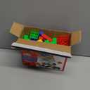 64 Pcs Stacking Tower Game with 22 Cards, Giant Tumble Balance Game for Kids, Family Games for Kids and Adults, Easter Gifts for Teen Boys & Girls, Party Board Game for Kids 6-12 & Adults