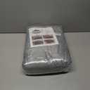 340GSM Flannel Bed Blanket Cozy Microfiber Soft Thermal Fleece Blanket (Dark Grey, Oversized King 180x200cm)
