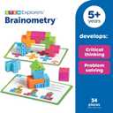 Learning Resources STEM Explorers Brainometry - 3d Puzzle, Brain Games, Brainteaser, Building Logic Toys, Gifts For Boys and Girls, Fine Motor Skills , Pattern Blocks, Math Manipulatives