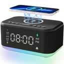Up to 10 Alarms Clock Night Light 12/24H, HEI