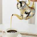 Moroccan Teapot 1.2L Arabic Style Stainless Steel Moroccan Traditional Religious Style Teapot