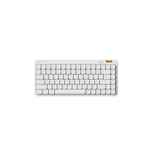 Flow Lite 84 Keys Low Profile Mechanical Keyboard, 75% Swappable Rechargeable Wireless Keyboard with 2.4G Receiver, Bluetooth and Wired Connection for Windows, Mac/Specter Linear Switches (Off-White)
