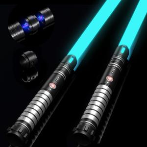 Viglaschill Dueling Light Saber FX Lightsaber 2 Pack Rechargeable 24 Colors 6 Modes Sounds 2-in-1 Detachable Light Saber Toy for Kids and Adults Christmas Halloween Present Viglaschill Dueling Light Saber FX Lightsaber 2 Pack Rechargeable 24 Colors 6 Modes Sounds 2-in-1 Detachable Light Saber Toy for Kids and Adults Christmas Halloween Present