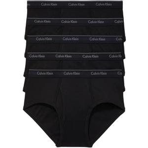 Calvin Klein Men's Cotton Classics 5-pack Brief (Black, M)