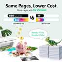 COLORETTO PG-240XL/CL-241XL Ink Cartridges for Canon 240XL 241XL Combo Pack, 240XL 241XL for Canon PIXMA MG3620 MG3600 TS5120 TS5100 MG3220 MG3520 MG2120 MX472 Printer Ink Replacement Black/Color