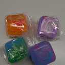 4Pack Puffwize Veined Cube Squishy Toy, Stress Relief and Anxiety Fidget Toy, Ice Cube Squishy Sensory Toy for Kids Youth Adults, Medium 1.97" Squishy Cube for Handheld Stress Relief4Pack