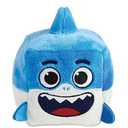 Pinkfong Baby Shark Daddy Shark Plush Cube with Sound [Blue, 2021], Pack Of 2