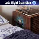 DGWJSU Gun Magnet Mount 35 lbs Rating, Real Wood Gun Magnet, Hidden Magnet Gun Mount for Pistol, Rifle, Shotgun, Using in Wall Gun Rack, Car, Truck, Safe, Desks, Gun Gifts- Shield (1-Pack