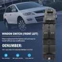 1S15705 Power Window Switch Front Left Compatible with Mazda CX-9 2007-2015 Electric Power Window Switch Button TD11-66-350A TD1166350A DWS864