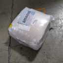 BYBYME Round Pouf Ottoman,A Modern Foam Stuffed Poof Perfect to Rest Your Feet,26X18 Faux Fur Soft Poufs for Living Room, Coffee