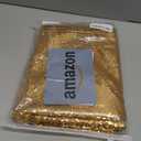 Gold Sequin Backdrop Curtain Panels Stage 2 Pieces 2FTx8FT Sheer Gold Curtains Backdrop Photo Backdrop Curtains for Wedding Birthday Party Background Drapes Christmas Decorations