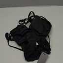 Tempt Me Women Black Triangle Bikini Sets Halter Two Piece Sexy Swimsuit String Tie Side Bathing Suit M