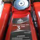 Floor Jack 3 Ton Capacity Fast Lift Service Jack Steel Heavy Duty Hydraulic Car Jack (Red)