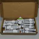 22PCS PG7 PG9 PG11 PG13.5 PG16 PG21 White Waterproof Cable Gland, Wire Hole Flex Spiral Strain Relief Nylon Joint For Cable Fixing Wiring Repairing Gland Replacement Electrical Appliances